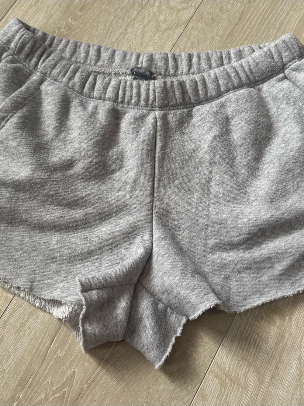 aerie Gray Terry Athletic Lounge Shorts